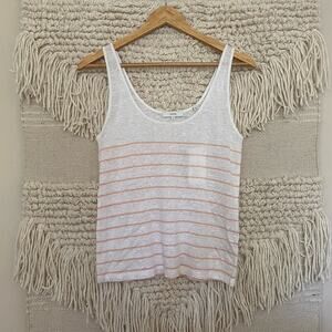 NWT: Vince Breton Stripe Scoop Tank Top